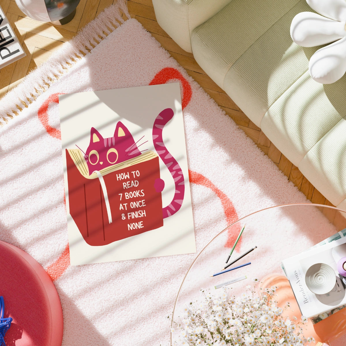 Cat Reading