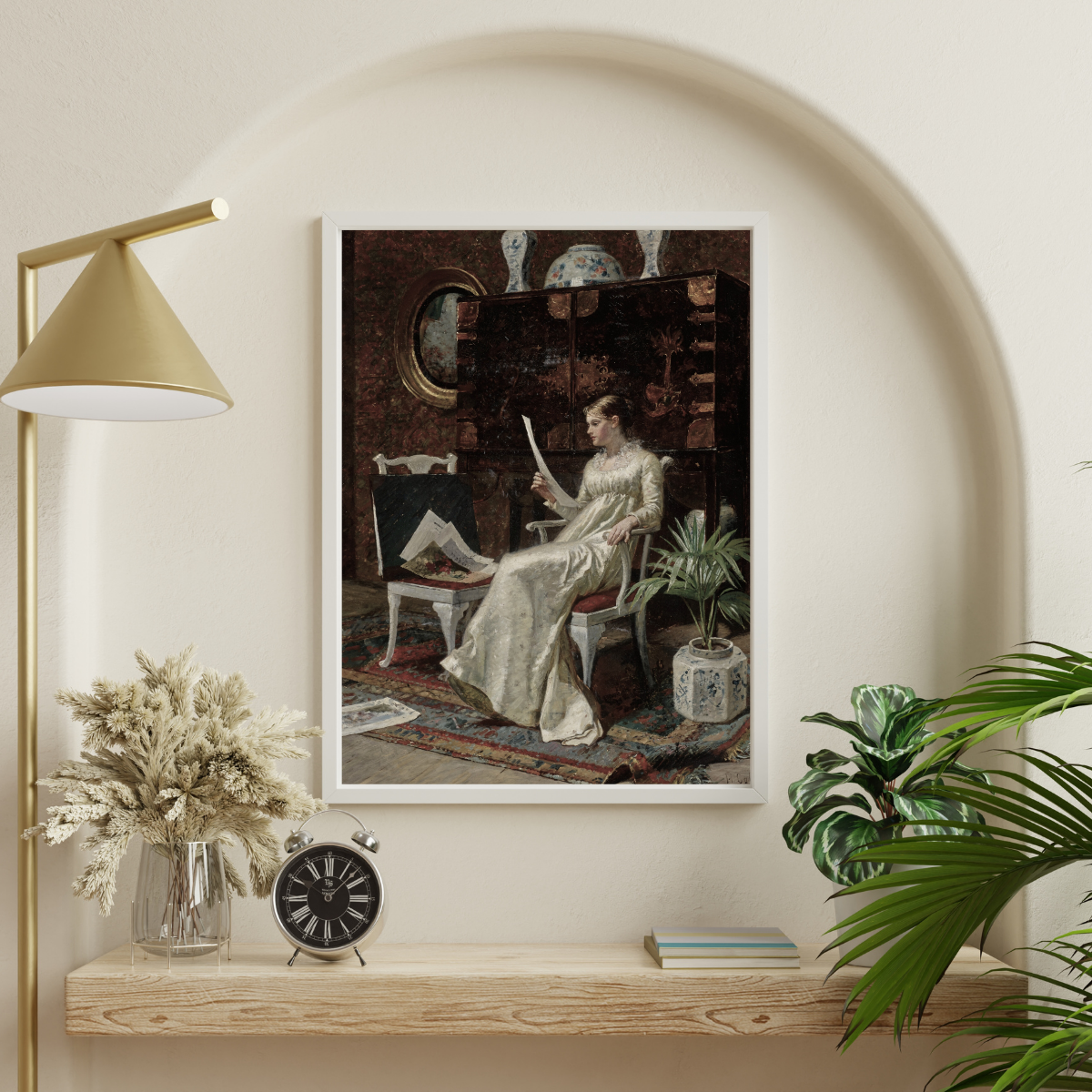 Hector Caffieri Woman Reading